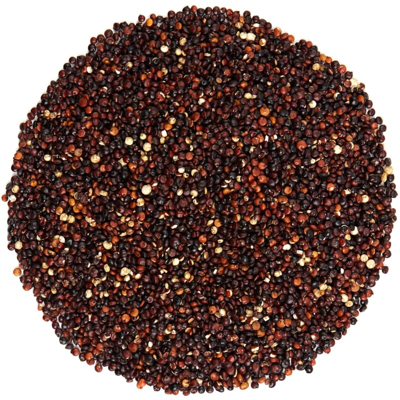 Bio Quinoa Mix Schwarz & Rot - 18 Pfund (ca. 8,2 Kg), USDA Zertifiziert, Vegan, Glutenfrei