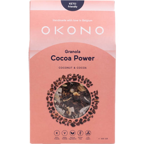 OKONO - Keto-Granola - pocoa Power - Kokosnuss & Kakao