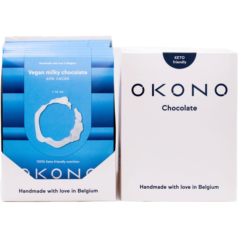 OKONO - Keto vegane Milchschokolade