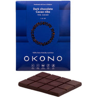 OKONO - Keto dunkle Schokolade Kakaonibs