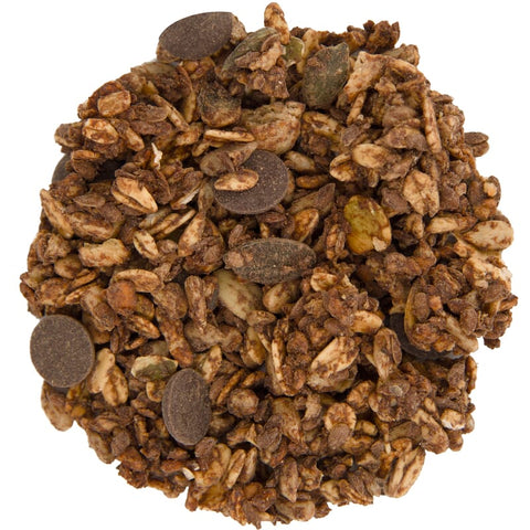 Extra knuspriges Granola mit Schokolade