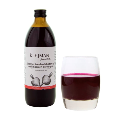 Fermentierter Rote-Bete-Saft mit Limette und Zitronengras