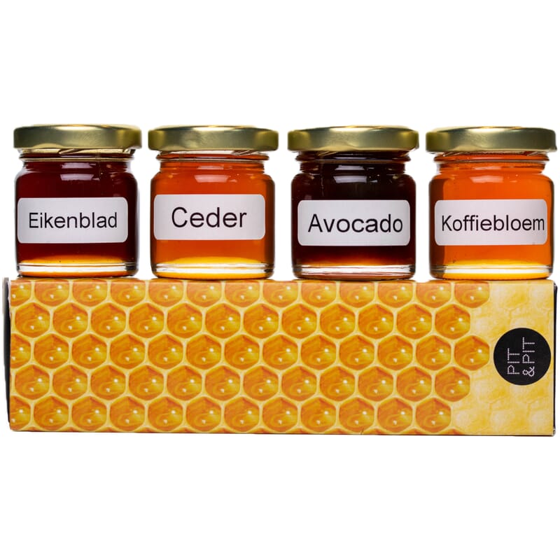 Set zur Verkostung von Honigspezialitäten